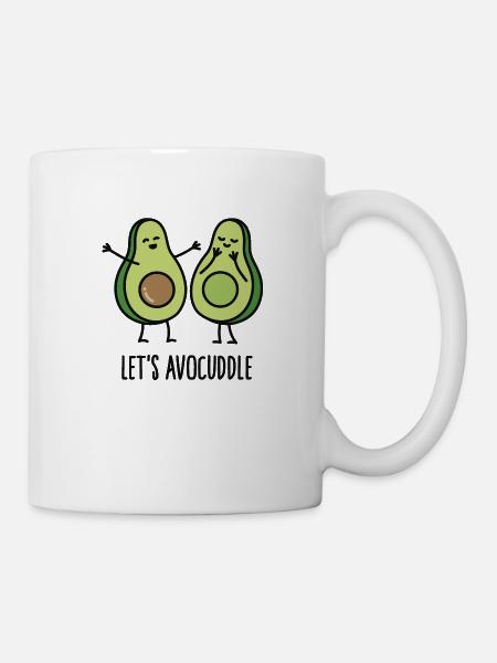 Let's avocuddle - Tasse - Weiß