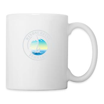 Windsurfing Fehmarn Dunkel - Tasse - Weiß - Rechts