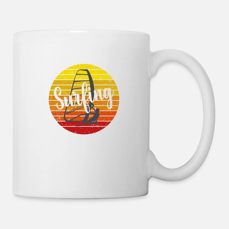 Surf Vintage Surf - Mug blanc - blanc