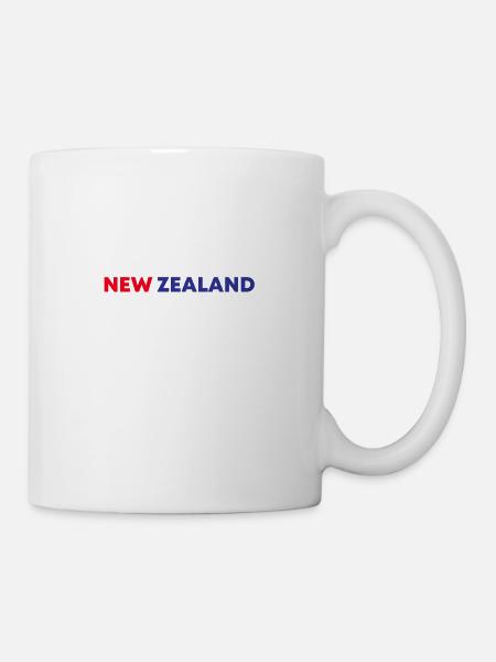 Idée cadeau de fan de rugby néo-zélandais - Mug blanc - blanc