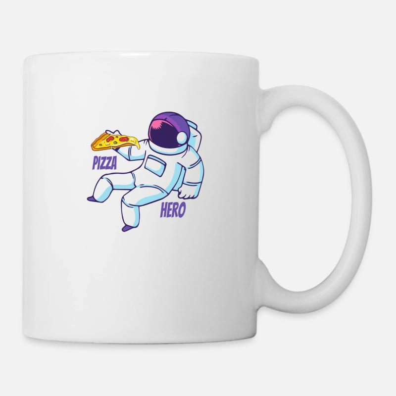 Astronaut Pizza Hero - Tasse - Weiß