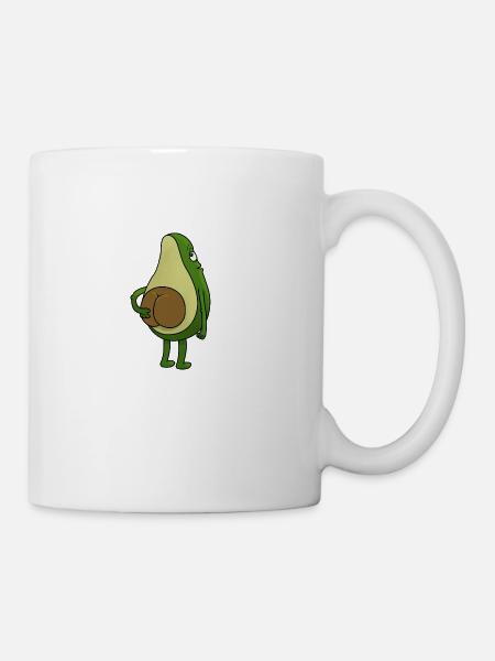 Avokado - Tasse - Weiß