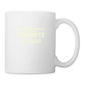 Steinmetz Mord - Tasse - Weiß - Rechts