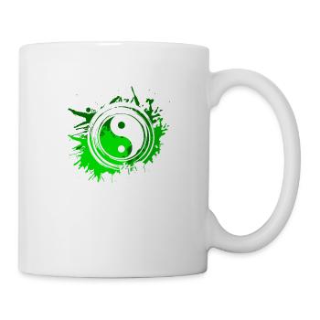 Nature Ying Yang Protection de l’environnement Équilibre Geschen - Mug blanc - blanc - Droite