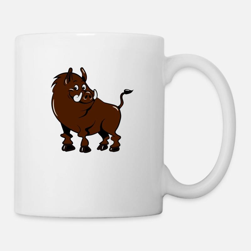 Wild boar cool sweet funny - Mug - white