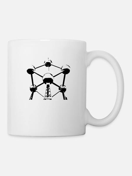 Atomium - Mug blanc - blanc