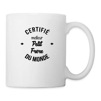 Bruder Brother Baby Geburtstag Geburt Familie - Tasse - Weiß - Rechts