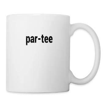 golf, golfball, golfschläger, loch, golfplatz - Tasse - Weiß - Rechts