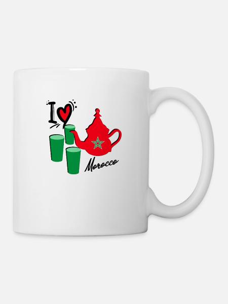 das Marokko - Tasse - Weiß