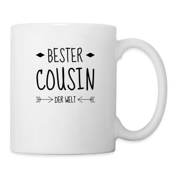 Onkel / Tante / Vetter / Cousin / Kusine - Tasse - Weiß - Rechts