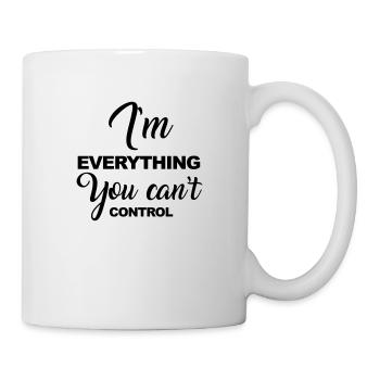 Can't Control - Mug - white - Right