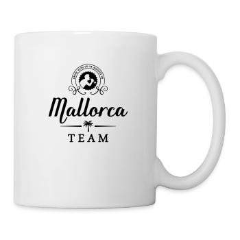 mallorca team drink with us - Tasse - Weiß - Rechts