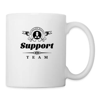 bachelor buddys support team - Tasse - Weiß - Rechts