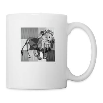 lion - Mug blanc - blanc - Droite