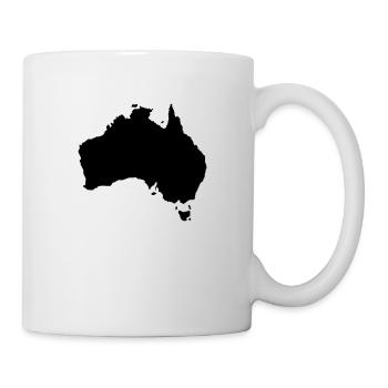 australia map - Tasse - Weiß - Rechts