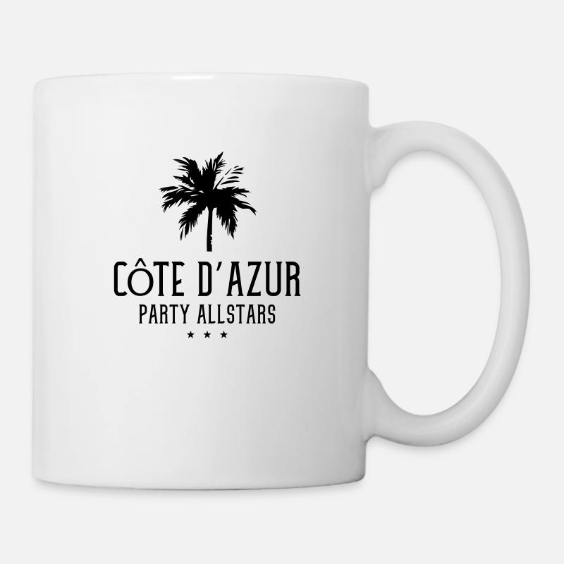 cote d azur party allstars - Tasse - Weiß