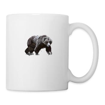 Bear origami - Mug - white - Right