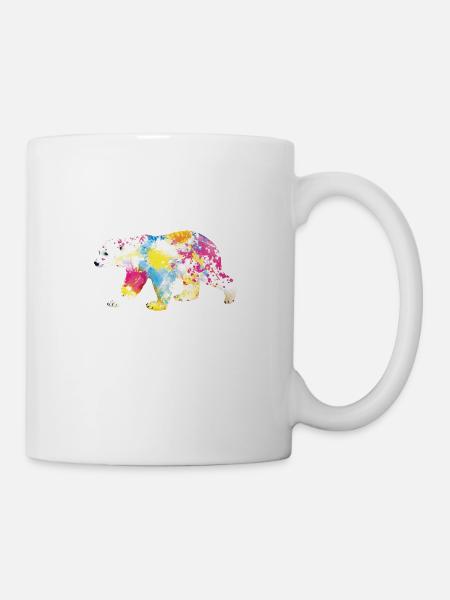 polar bear - Tasse - Weiß