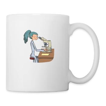Biomedical science microscope - Mug - white - Right