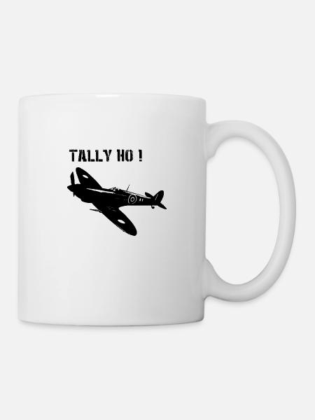 SPITFIRE TALLY HO - Mug blanc - blanc