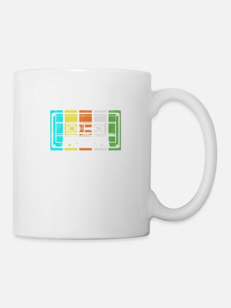 cassette - Mug blanc - blanc