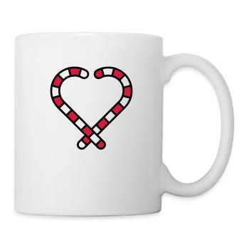 Candy Cane Heart - Mug - white - Right