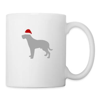 Weihnachtshund - Tasse - Weiß - Rechts
