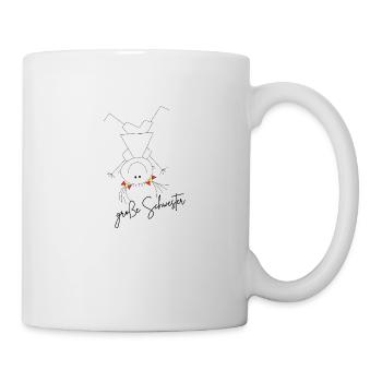 Grosse Schwester - Tasse - Weiß - Rechts