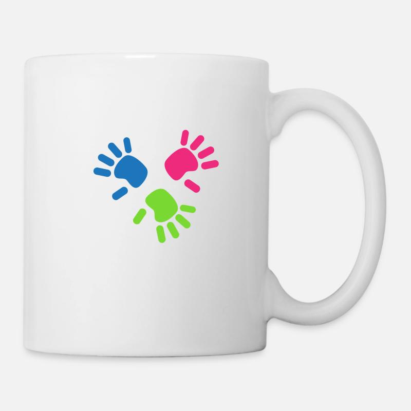 hands - Mug - white