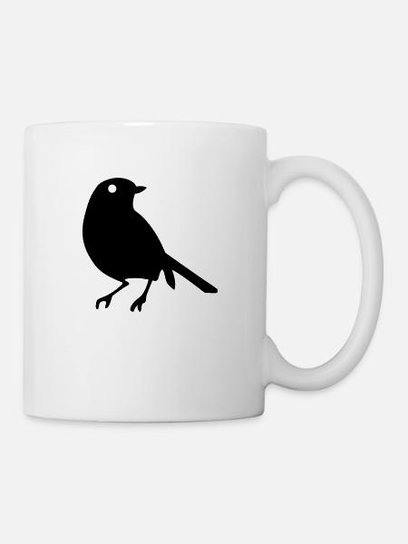 Vogel - Tasse - Weiß