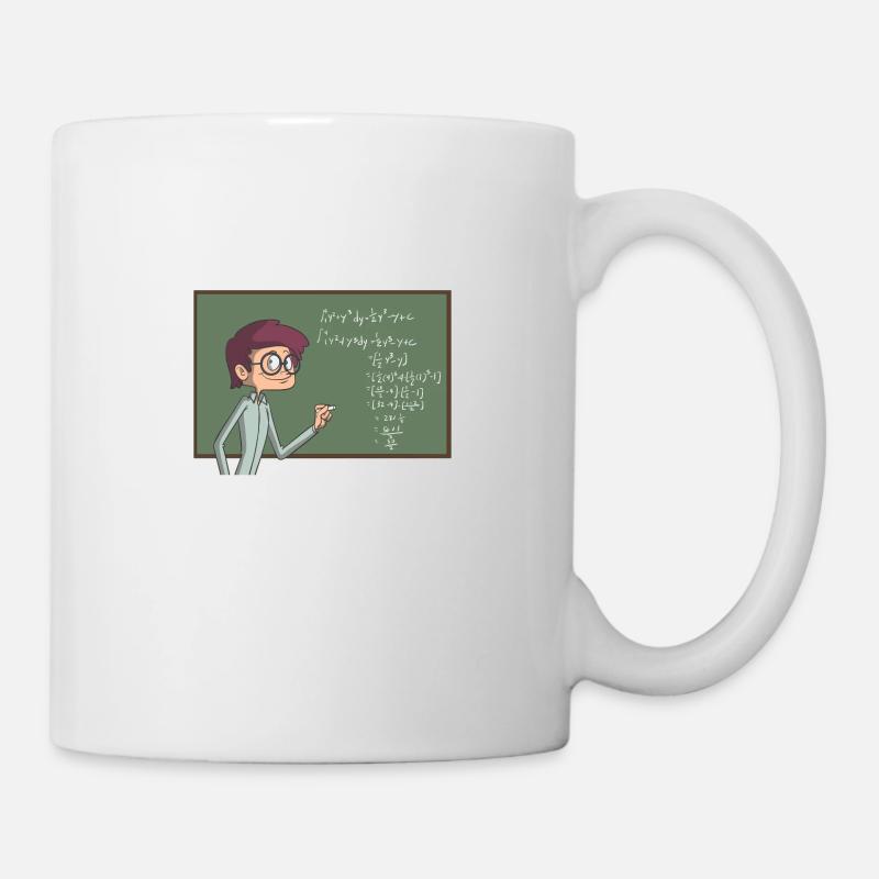 Mathe Lehrer - Tasse - Weiß