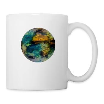Planet Erde - Tasse - Weiß - Rechts