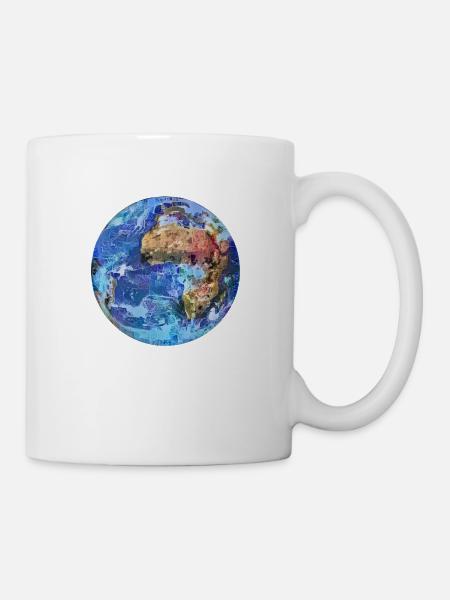 Planète terre - Mug blanc - blanc