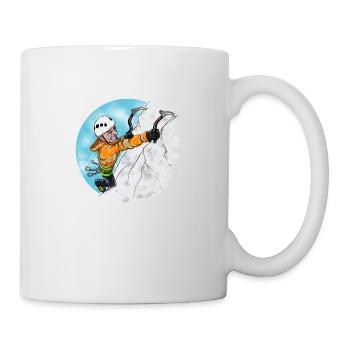 Alpiniste - Ice Climber - T-shirt d'escalade - Mug blanc - blanc - Droite