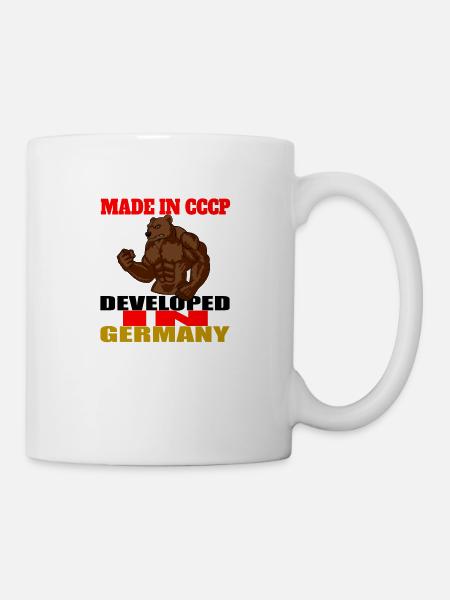 Russland Made in sowjetunion Aussiedler Russisch - Tasse - Weiß