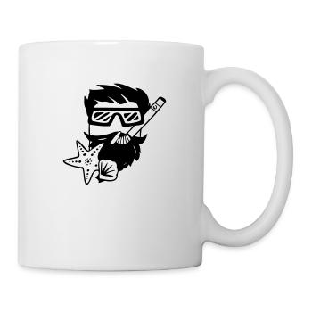 Snorkeler Cube - Mug - white - Right
