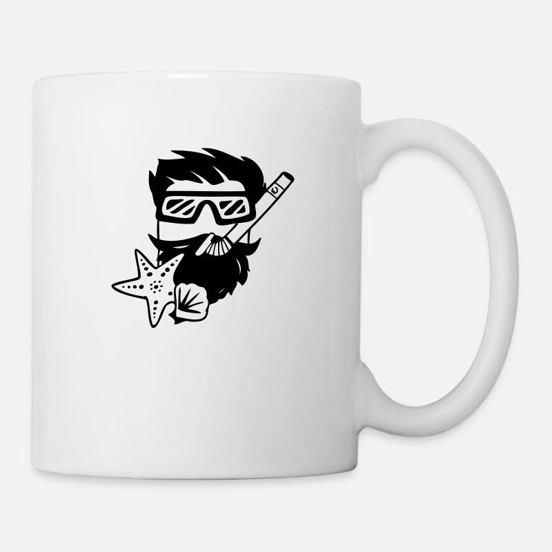 Snorkeler Cube - Mug blanc - blanc