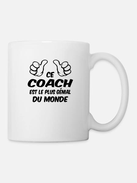Meilleur coach du monde - Mug blanc - blanc