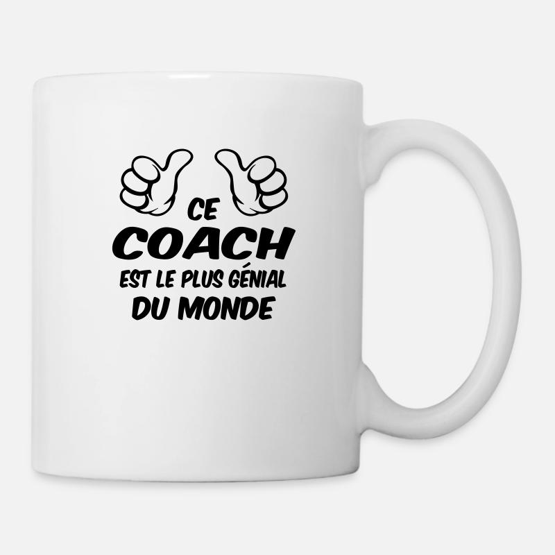 Meilleur coach du monde - Mug blanc - blanc