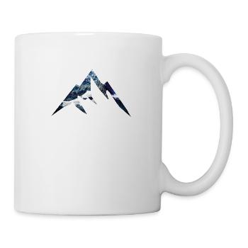 mountains design - Tasse - Weiß - Rechts