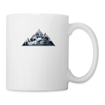 mountains rock - Tasse - Weiß - Rechts