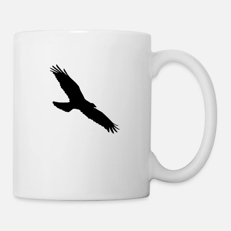 Bussard - Tasse - Weiß