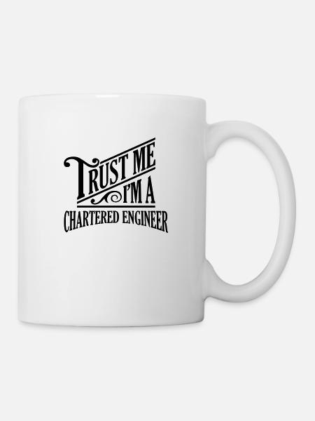 Trust me I'm a chartered engineer pro des - Mug - white