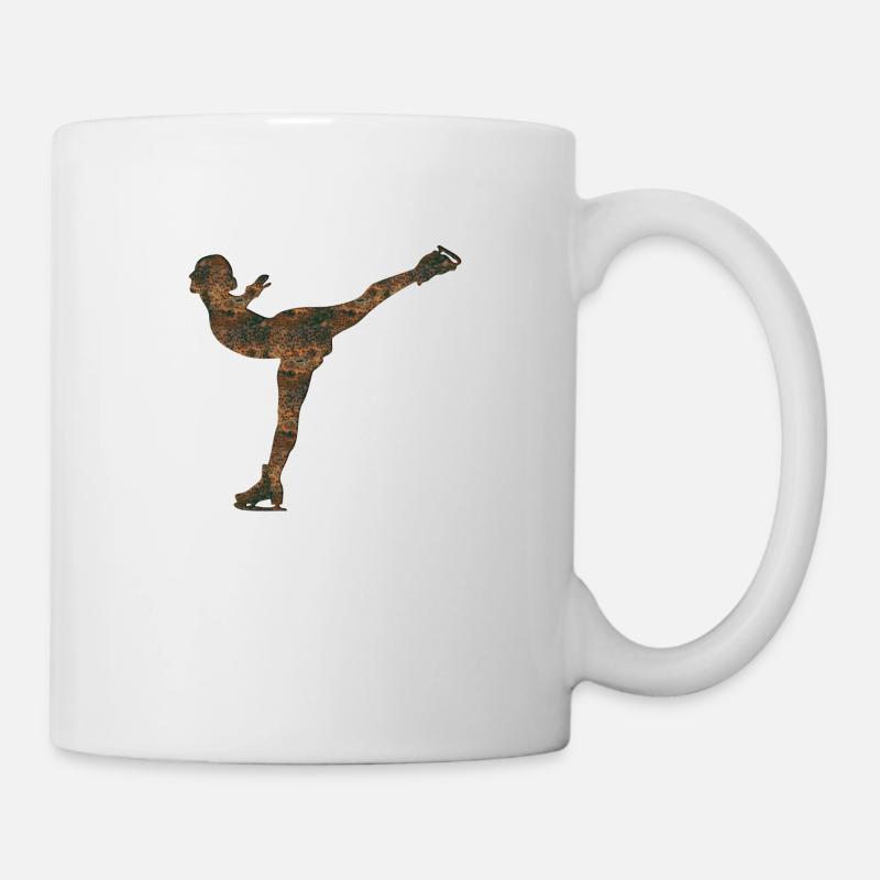 Rost Eiskunstlauf - Tasse - Weiß