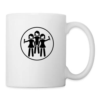 frauen party feier - Tasse - Weiß - Rechts