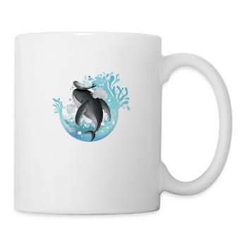 Tauch Dive Humpbacks - Buckelwale - Tasse - Weiß - Rechts