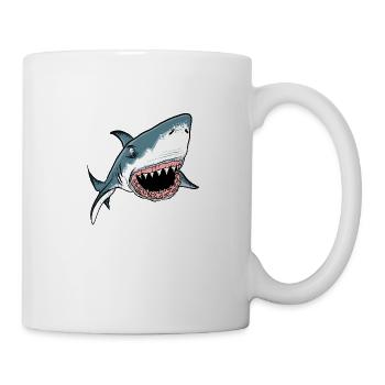 Tauch Dive Shark Hai - Mug - white - Right