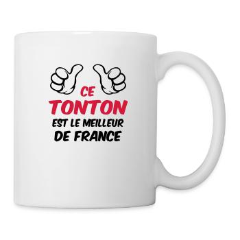 Tonton / Tata / Parrain / Marraine / Tante / Oncle - Mug blanc - blanc - Droite
