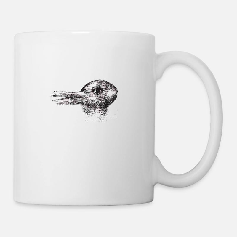 ente oder hase - Tasse - Weiß