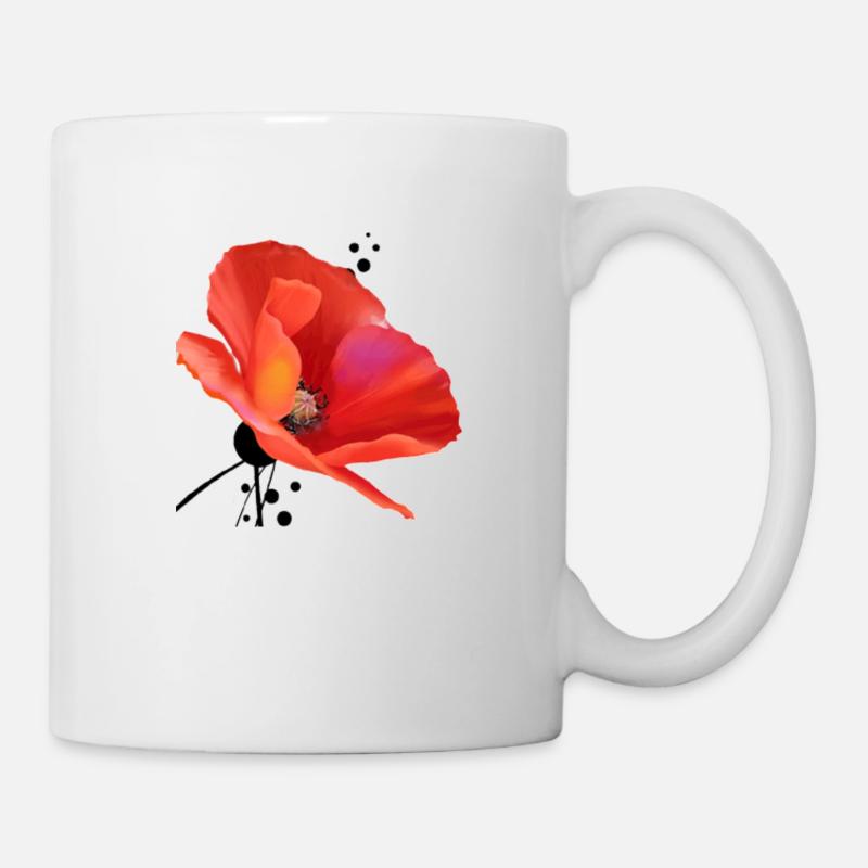 Poppy - Mug - white